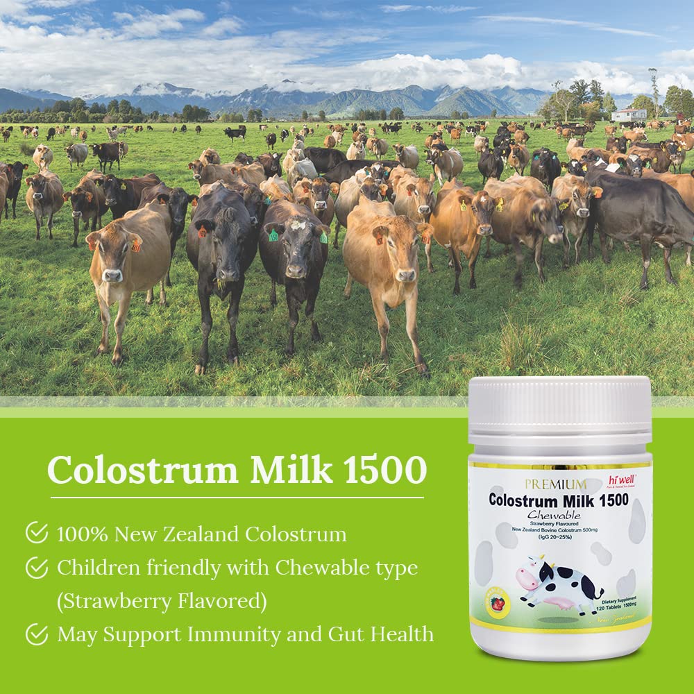 HI WELL PURE & NATURAL New Zealand Grass-Fed Colostrum 3 Pack - 440 Tablets - image 9