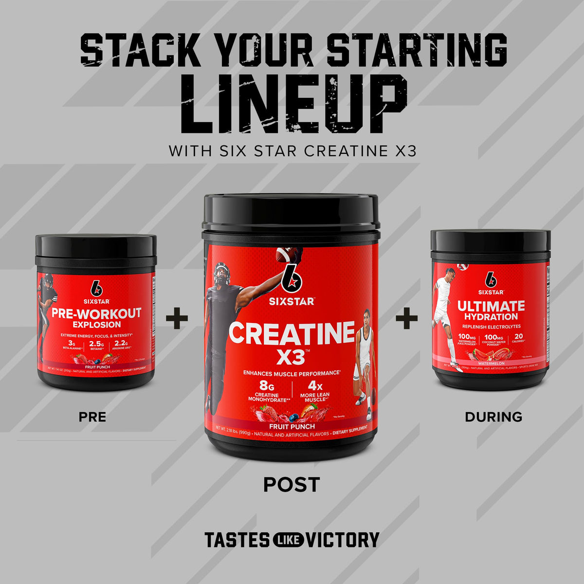 Six Star Creatine Monohydrate Powder for Men & Women