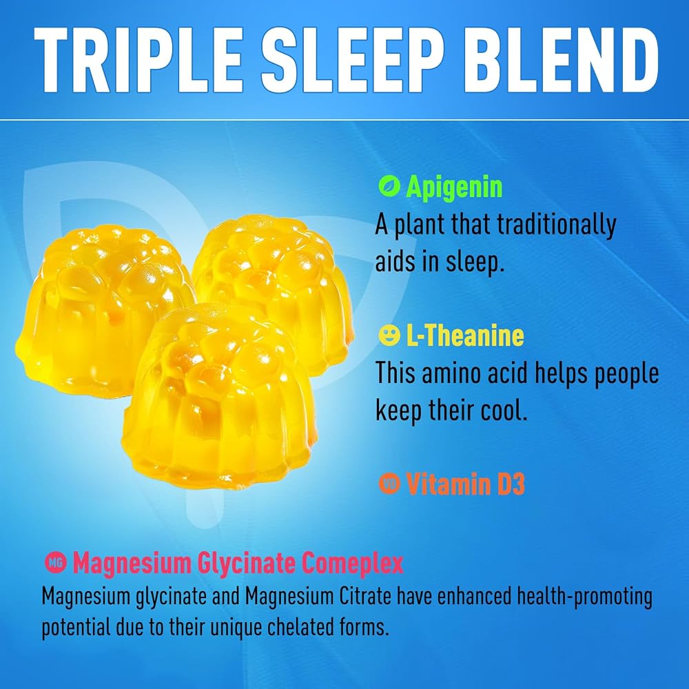 GREABBY Triple Magnesium Complex Gummies for Sleep - 60 Count - image 5