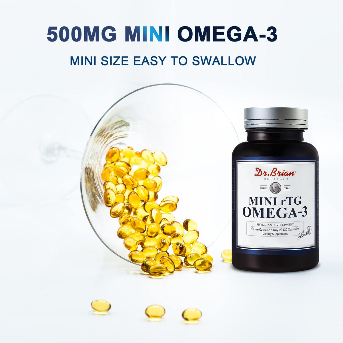 DR.BRIAN ROETTGER Dr. Brian Fish Oil Supplement Omega-3 - 130 Softgels - image 3