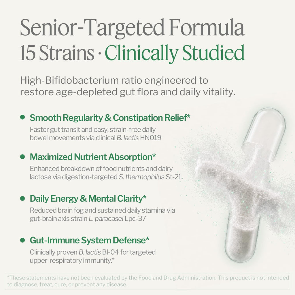Life-Space Premium Broad Spectrum Probiotics + Probiotic for 60+