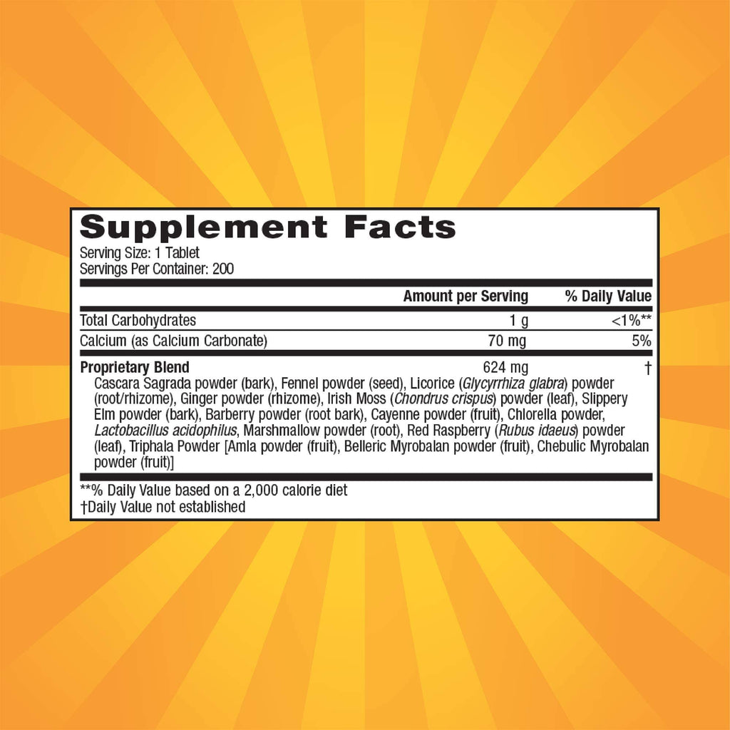 Nature's Secret Super Cleanse Tabs - 200 Tablets - image 2