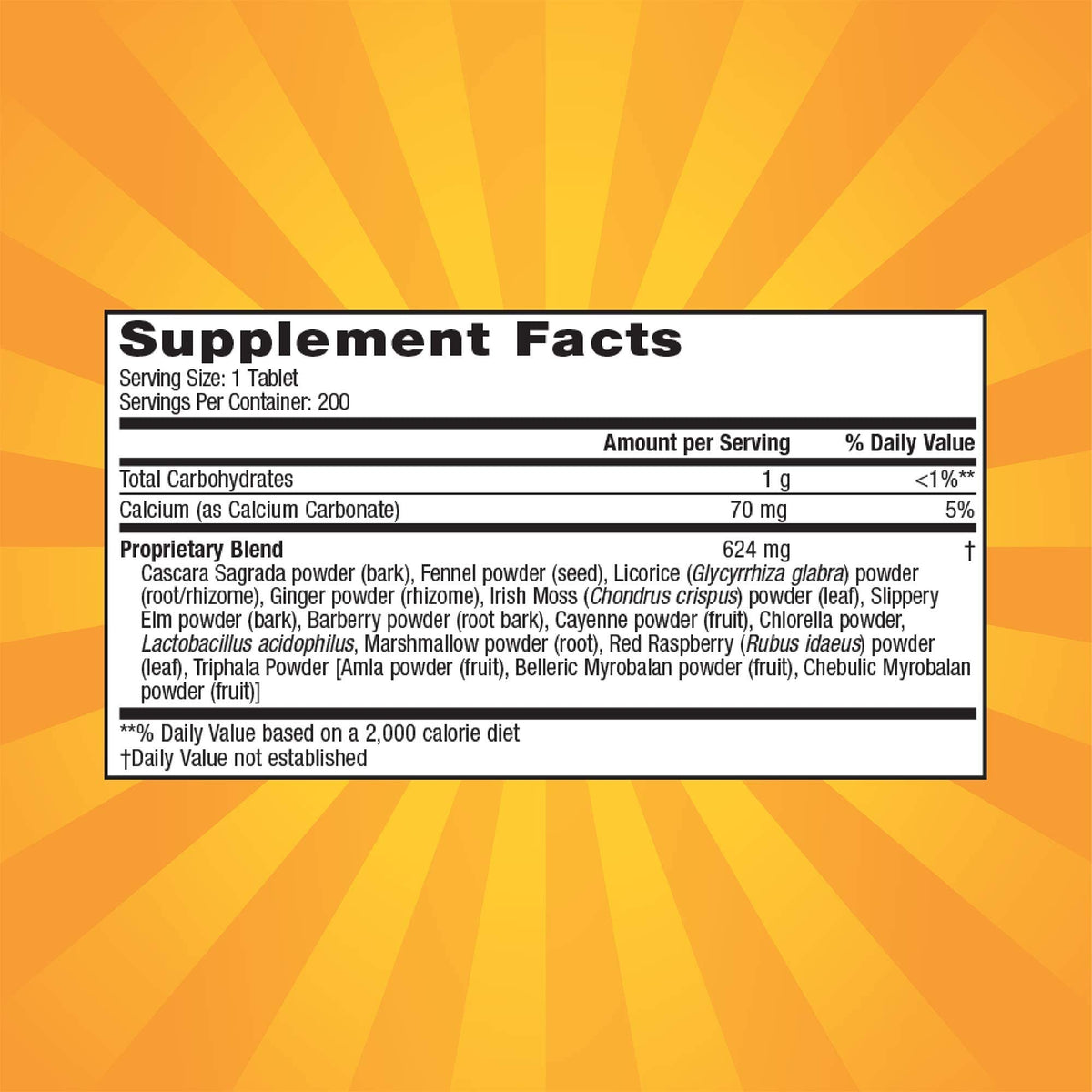 Nature's Secret Super Cleanse Tabs - 200 Tablets - image 2