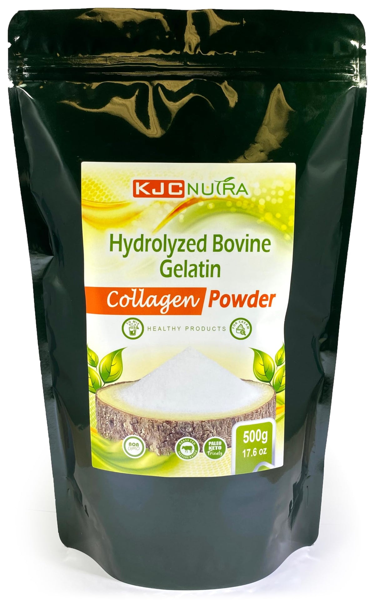 KJC Nutra Hydrolyzed Collagen Powder Grass Fed - 500g