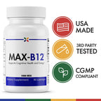 Stop Aging Now MAX-B12 Lozenges 1000 MCG - 90 Lozenges - image 3