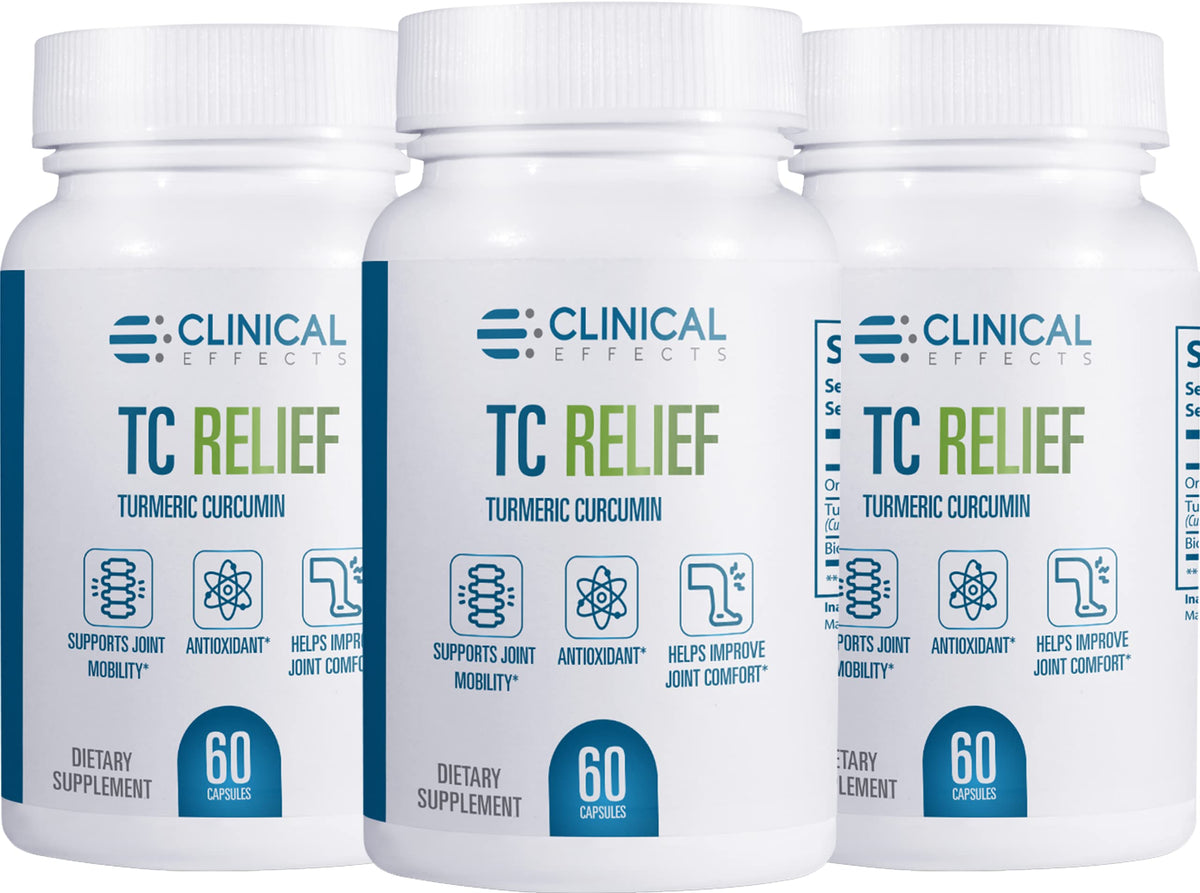 Clinical Effects TC Relief - Turmeric Curcumin with Bioperine Black