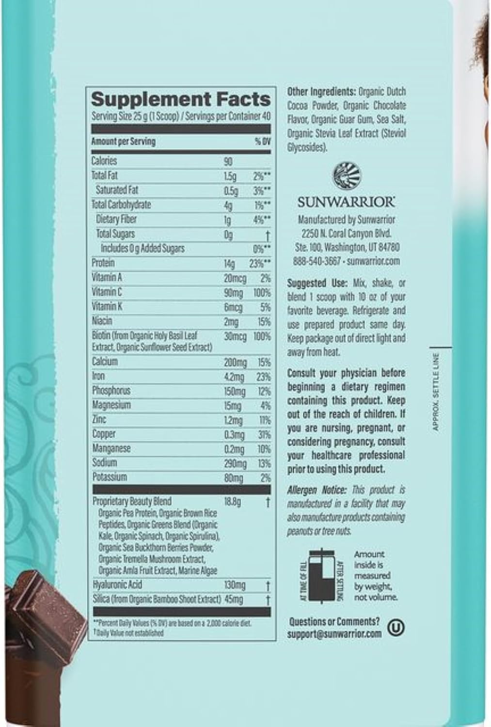 Sunwarrior Collagen Protein Plant-Based Powder