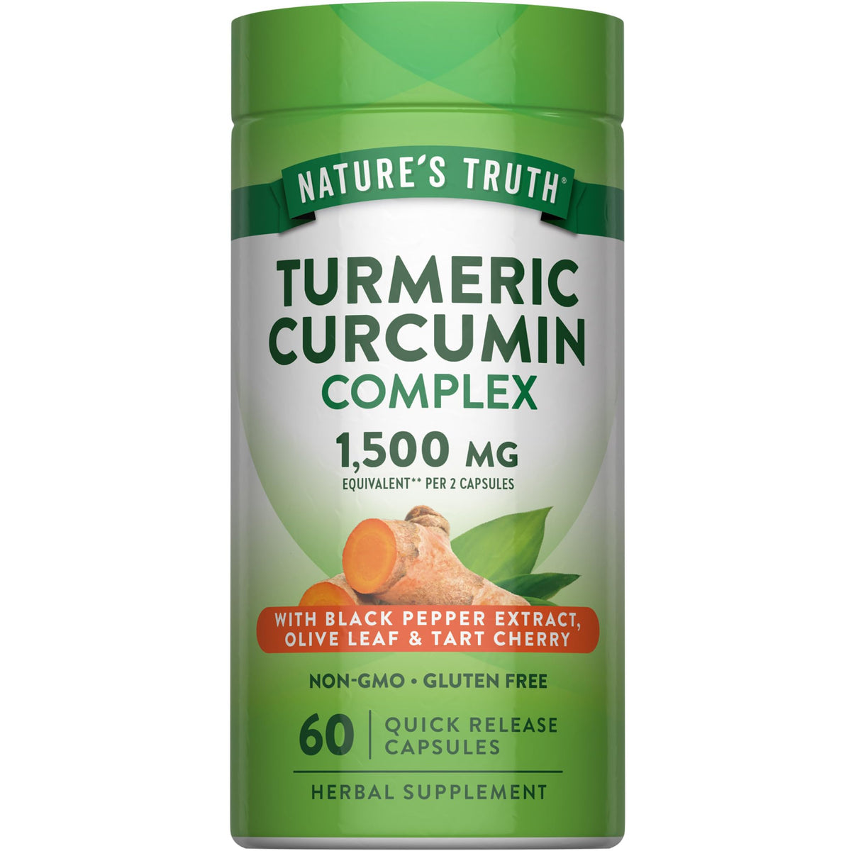 Nature's Truth Turmeric Curcumin - 60 Capsules
