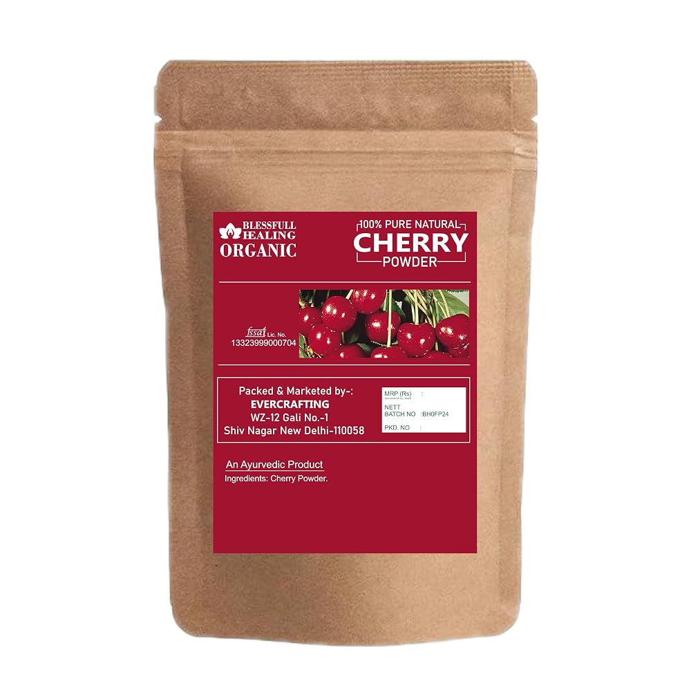 Blessfull Healing Organic Cherry Powder 100% Pure Natural 200 Gram /