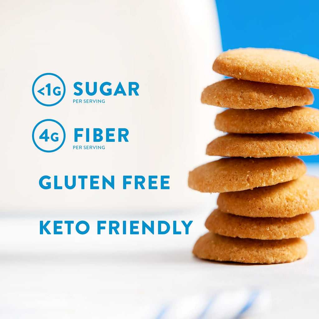 HighKey Gluten Free Vanilla Wafer Cookies - 6Pack Low Carb Keto Snack