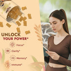 HEALOADING Mushroom Gummies with Lion's Mane & Cordyceps - 60 Count - image 5