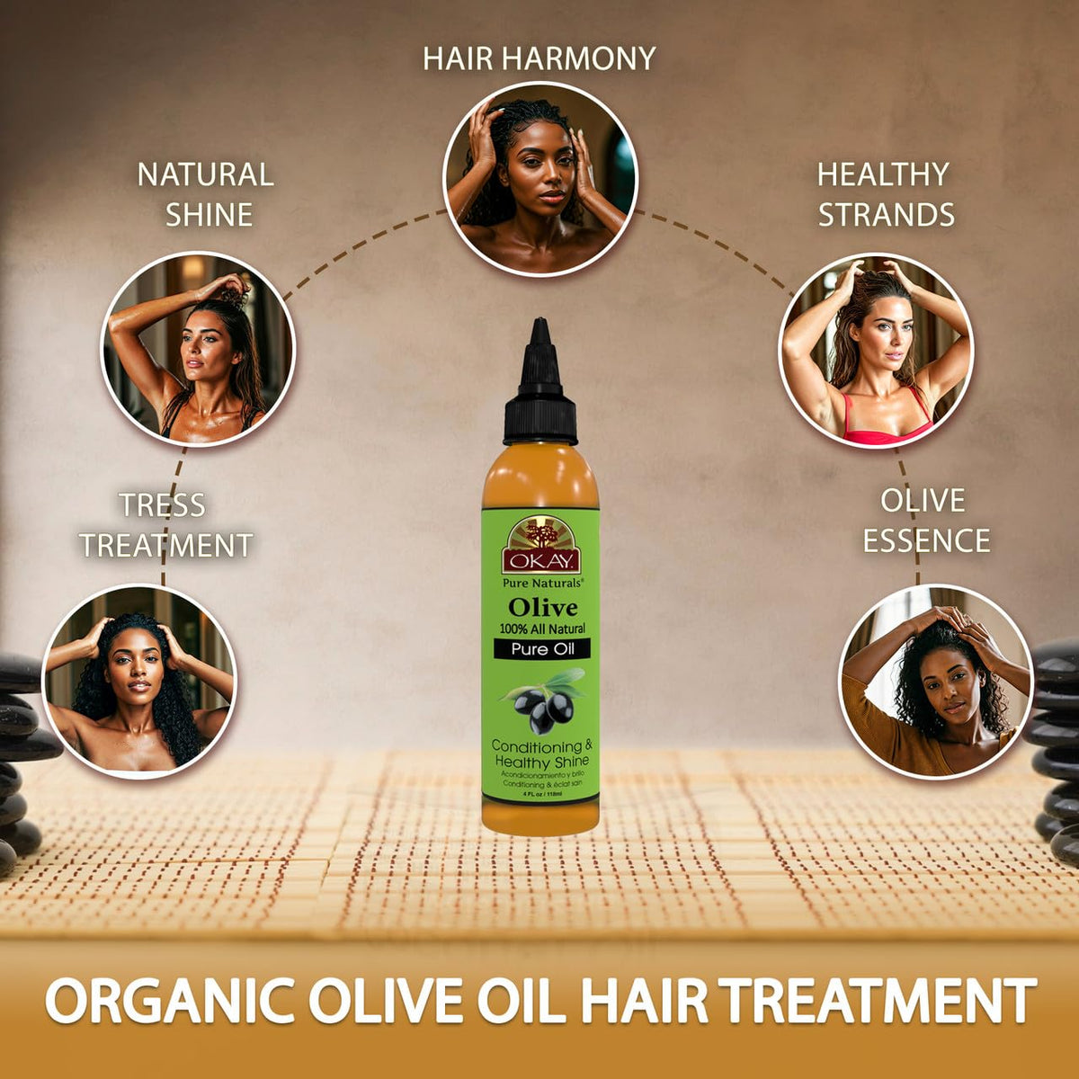 OKAY 100% Pure Natural Olive Oil for Skin & Hair - 4 Fl Oz - image 5