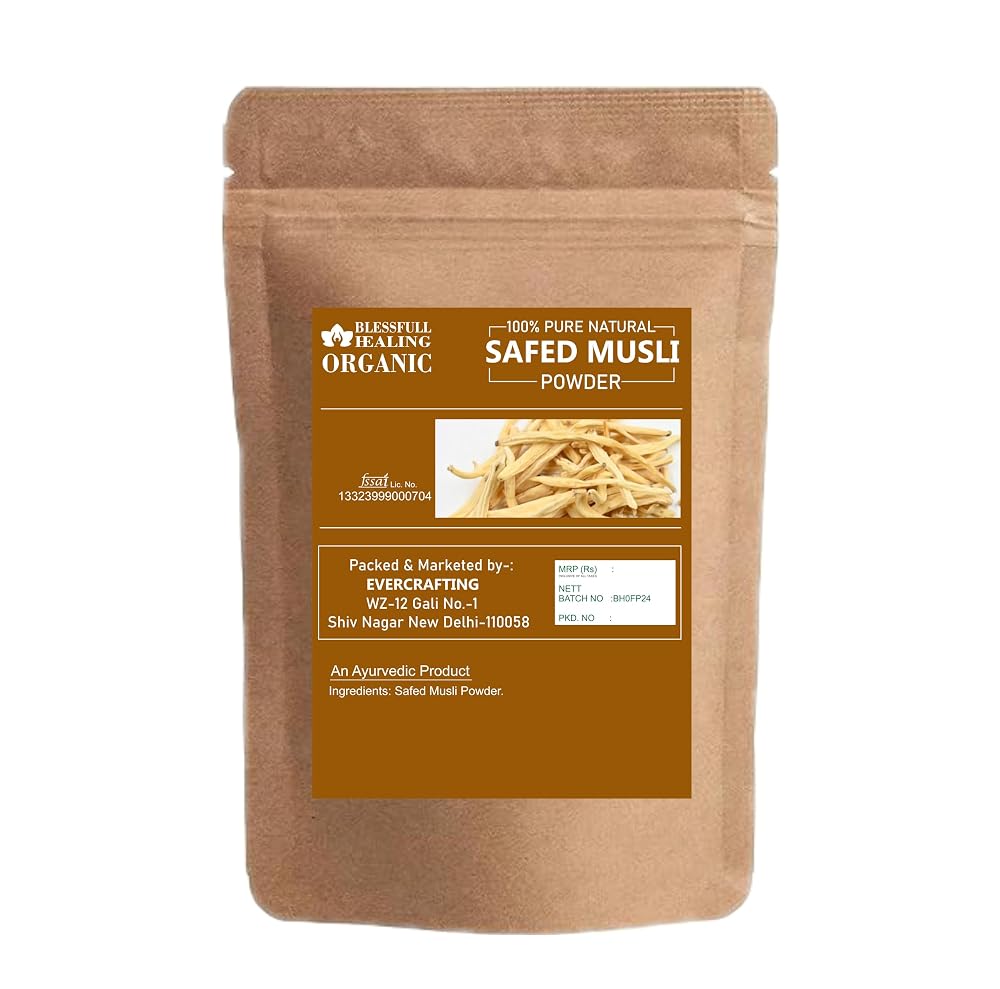 Blessfull Healing Organic Safed Musli Powder - 300g - image 2