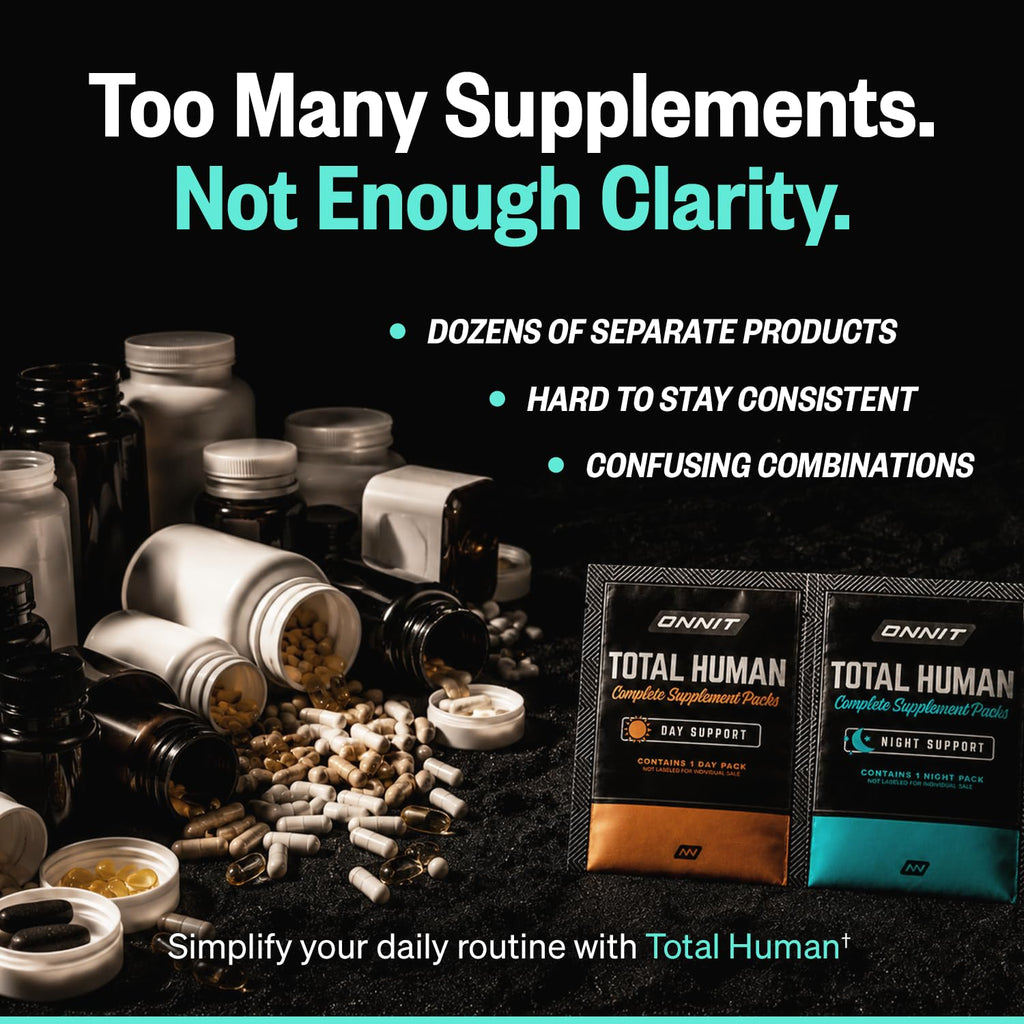 ONNIT Total Human Daily Multivitamin Packs for Men & Women - 30 Count - image 4