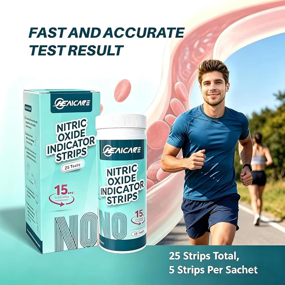 HealCare Nitric Oxide Test Strips for Cardiovascular Health - 25 Count - image 6