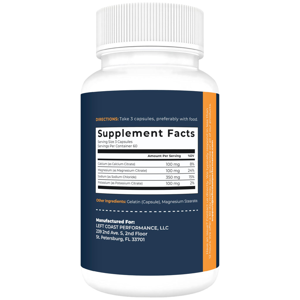 Left Coast Performance Keto Electrolyte Supplement - 180 Capsules - image 2