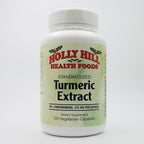 Holly Hill Health Foods Standardized Turmeric Extract - 120 Vegetarian Capsules