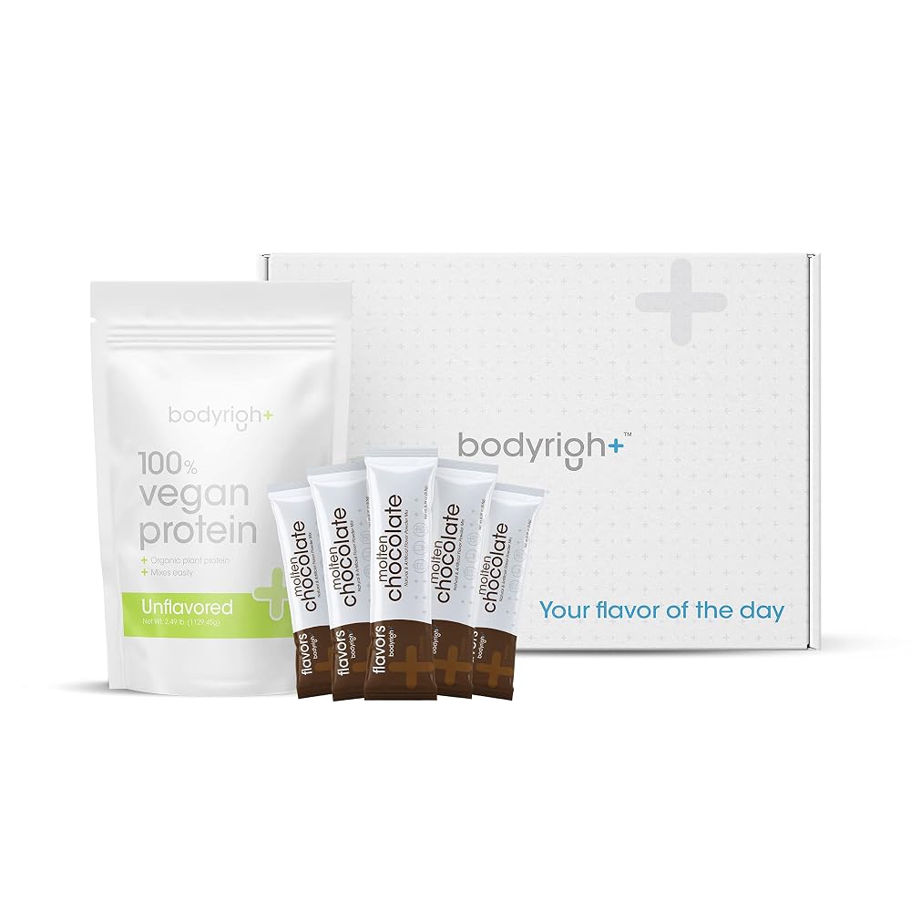 BODYRIGH+ Vegan Protein Powder 24g with Molten Chocolate - 30 Servings