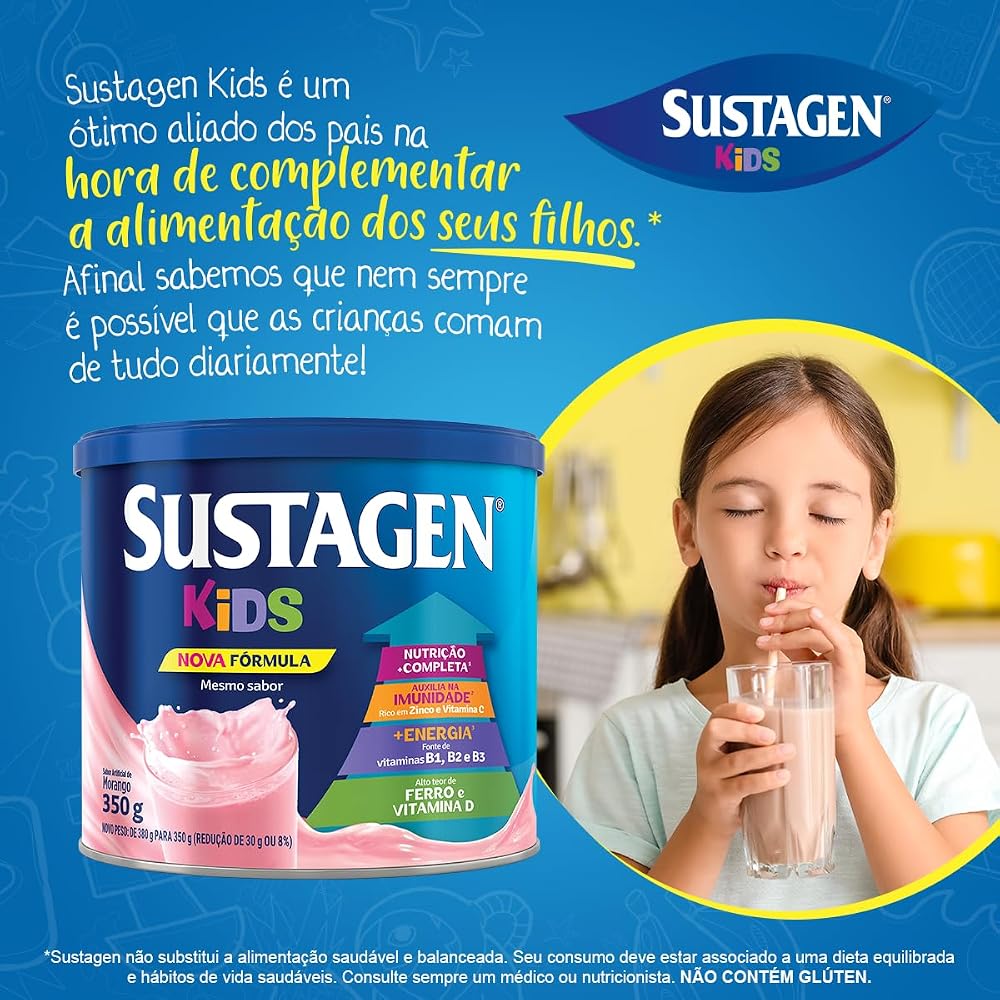 Sustagen Kids Strawberry Blended Vitamin & Mineral Supplement - 380g - image 2
