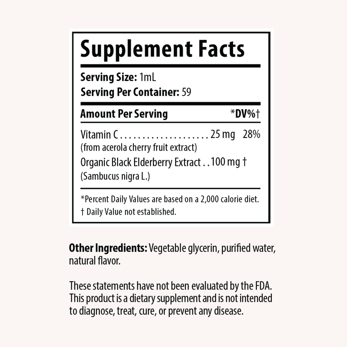 D R P Drop Elderberry Liquid Drops with Vitamin C - 2 fl oz - image 2