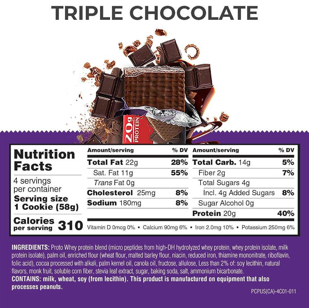 Power Crunch PRO Protein Wafer Bars Triple Chocolate - 4 Count - image 2