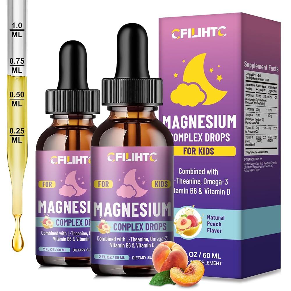 CFILIHTC Kids Magnesium Liquid Drops