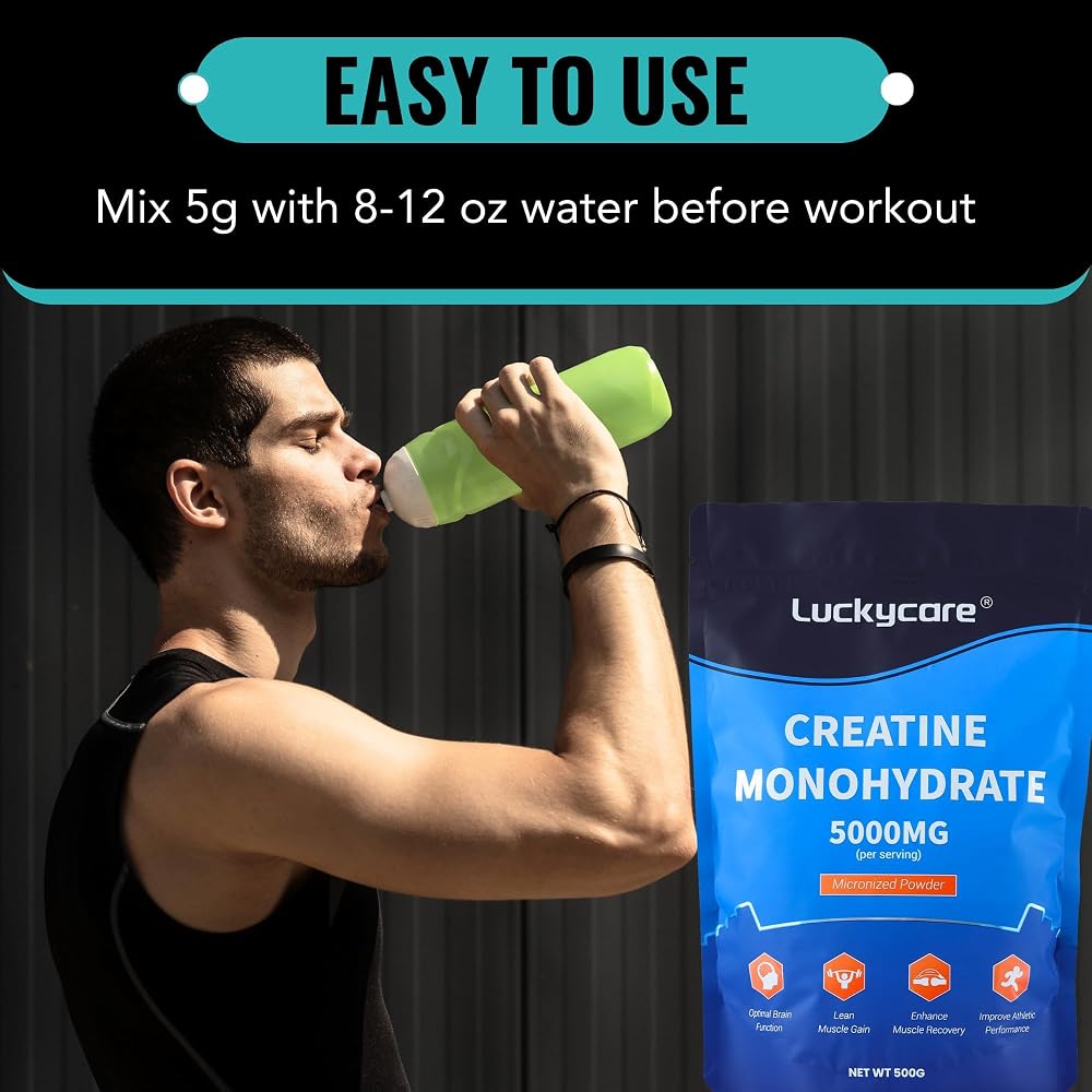 Luckycare Creatine Monohydrate Powder