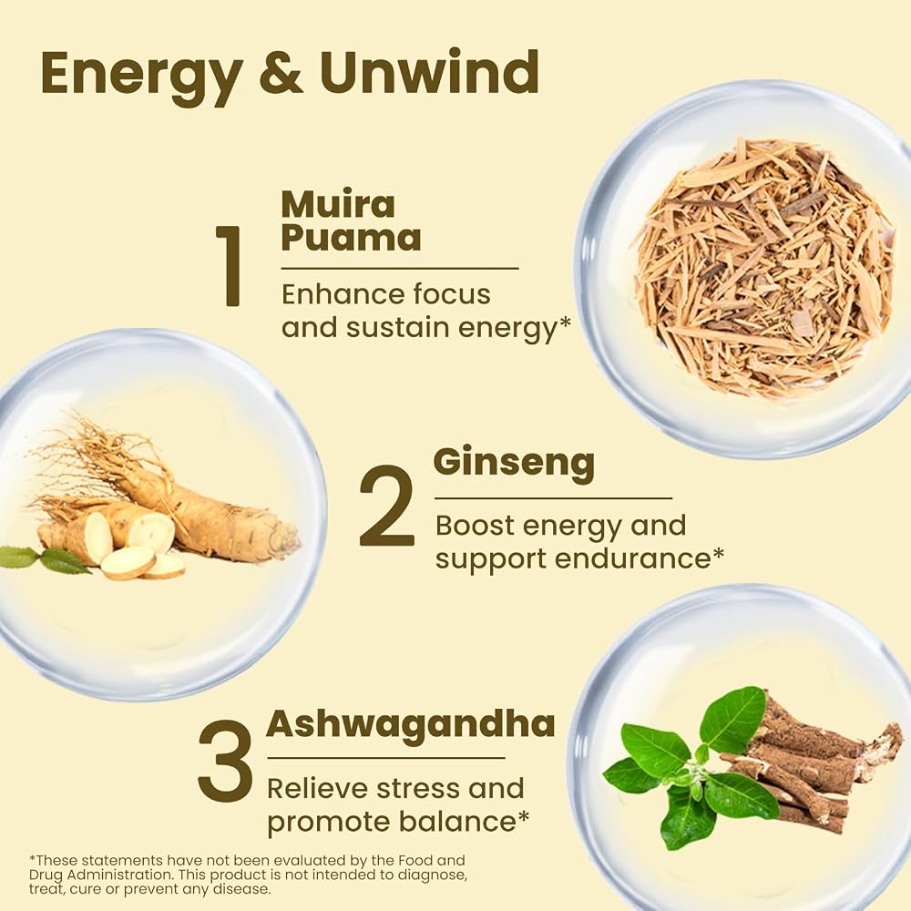 Potency Wood Ginseng Ashwagandha Gingko Tribulus - 60 Capsules - image 2