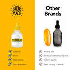 Good Raz - Vitamin D Drops Adult - Water-Soluble Liquid D3 Drops