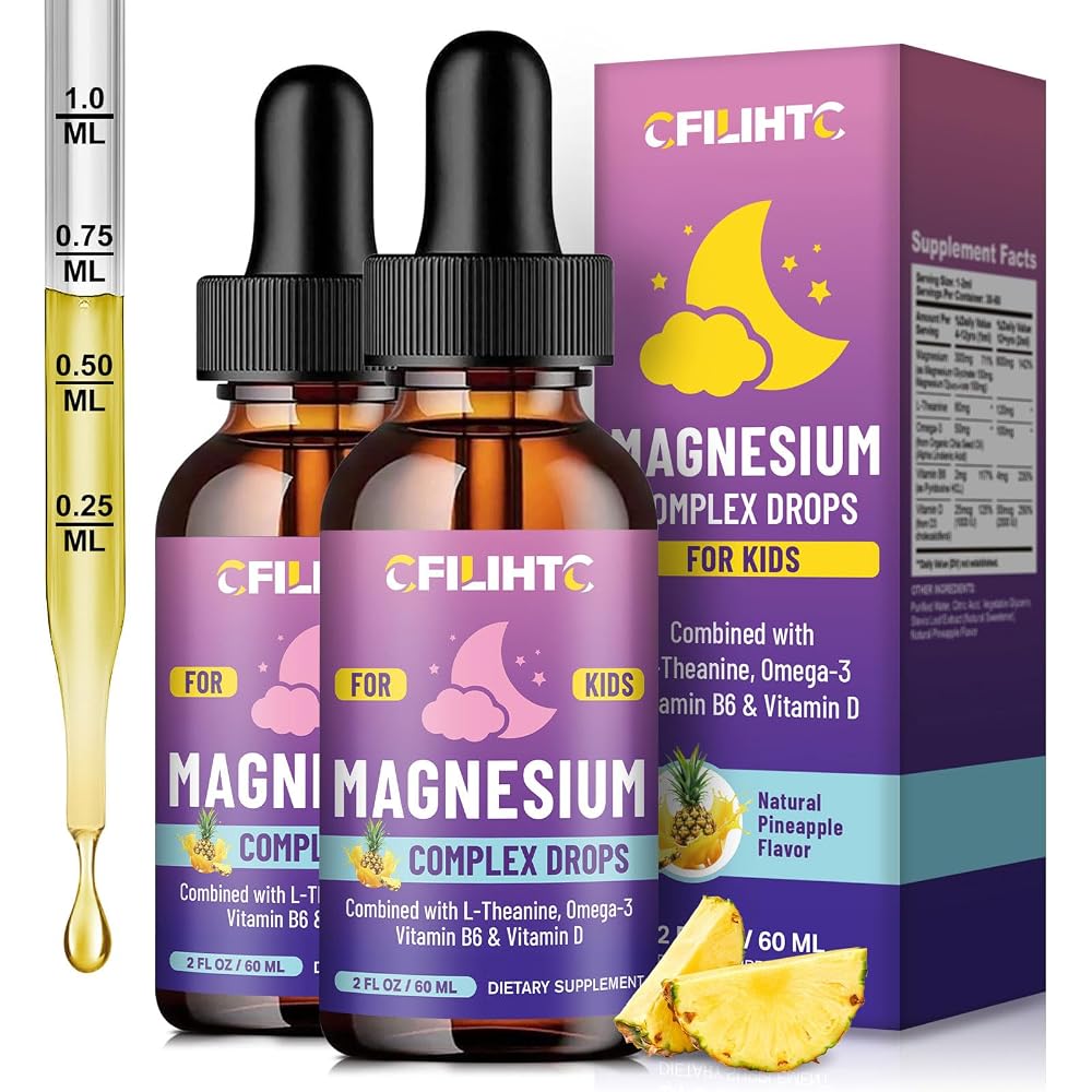 CFILIHTC Kids Magnesium Liquid Drops