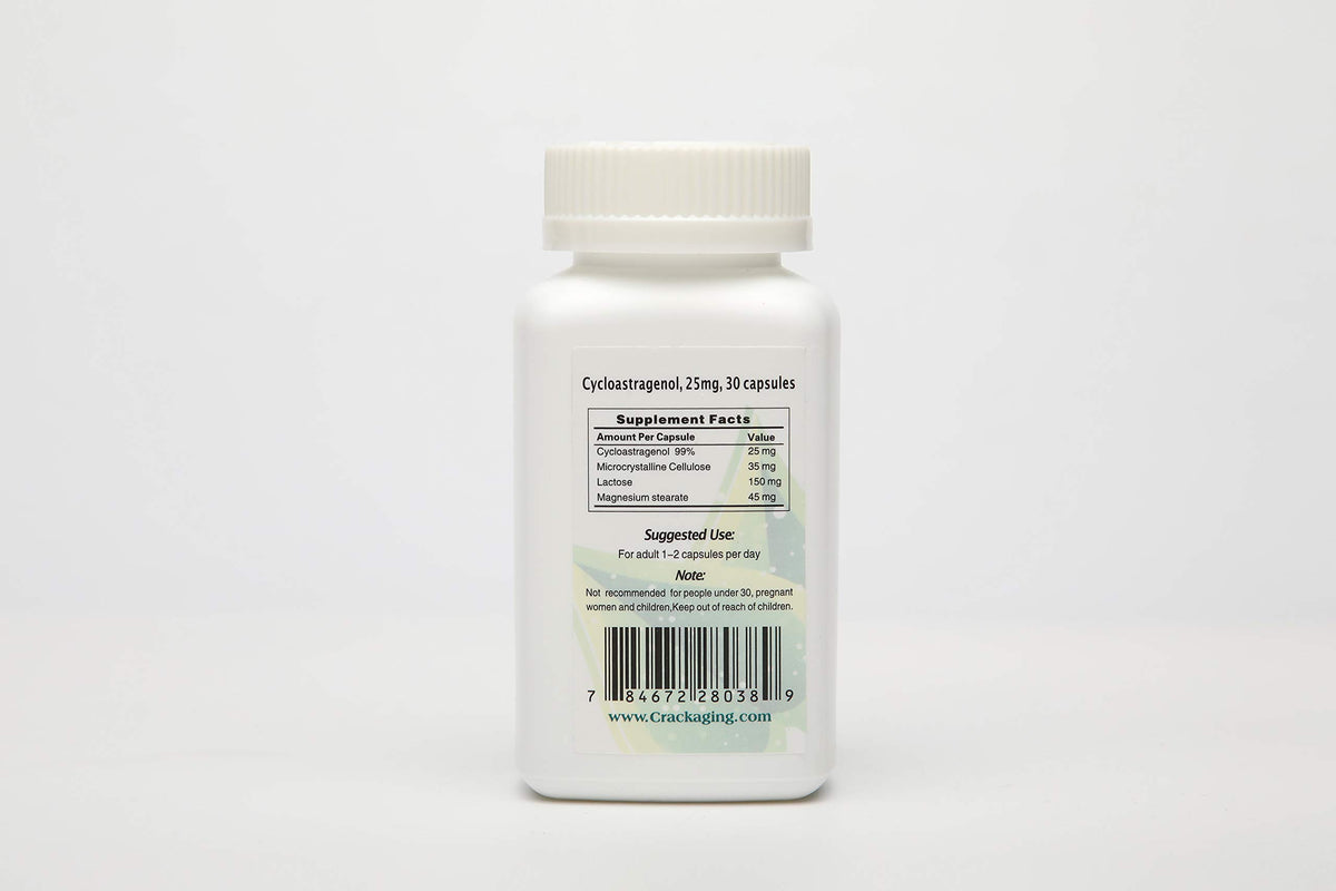 Crackaging Super-Absorption Cycloastragenol 98% 25mg Anti-Aging