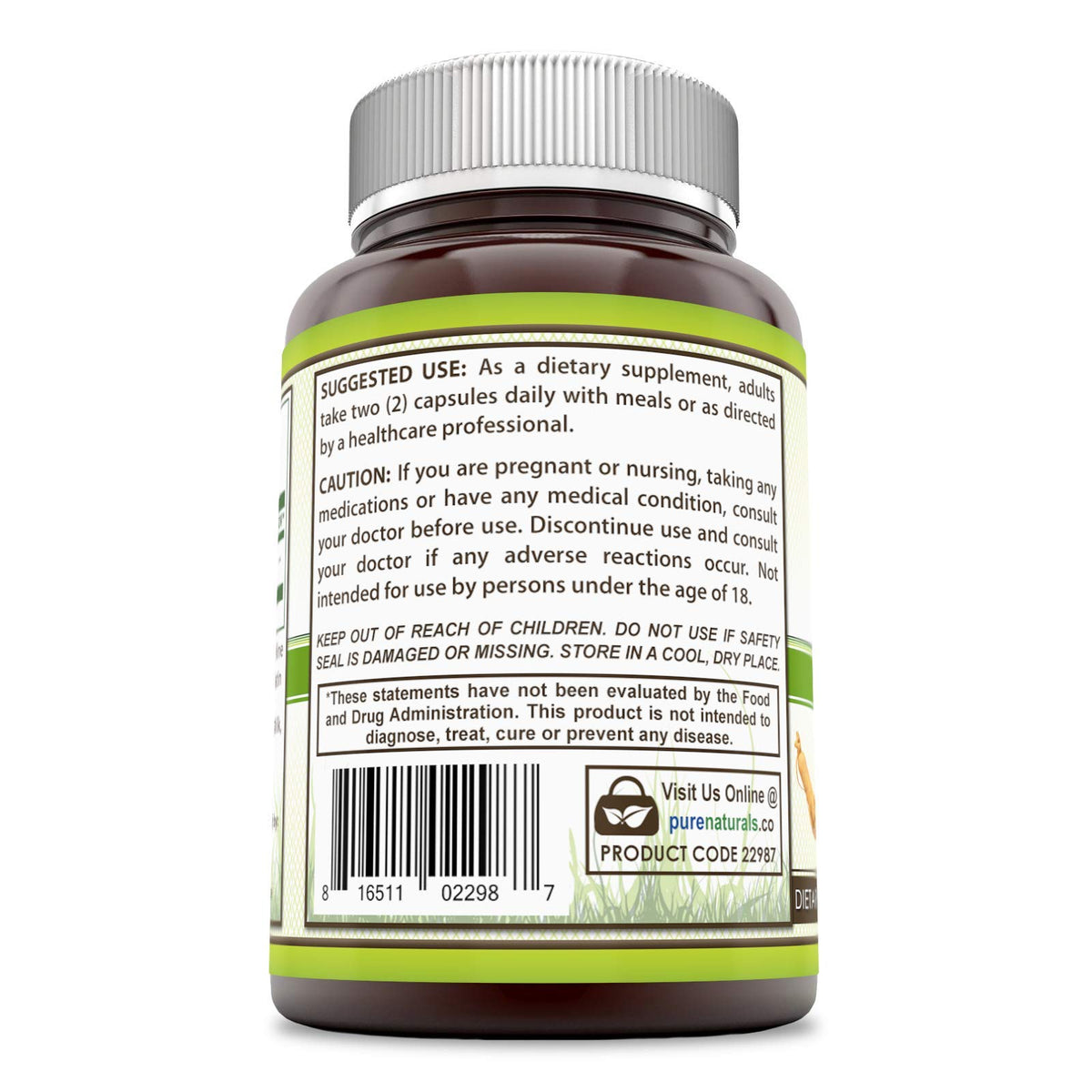Pure Naturals Ginseng Complex 1000mg - 120 Capsules - image 2