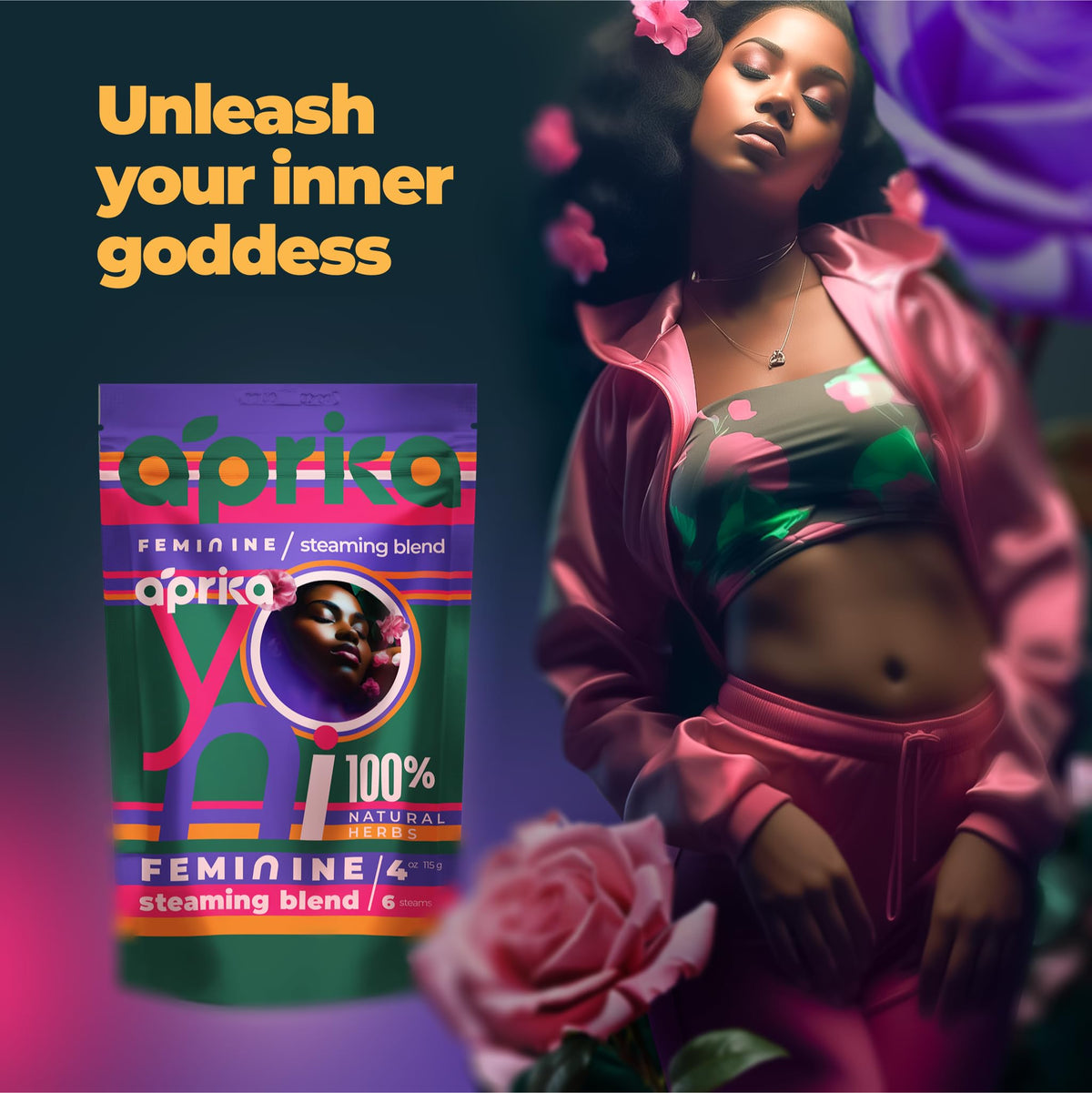 aprikalife Yoni Steaming Herbs 100% Natural - 6 Steams - image 2