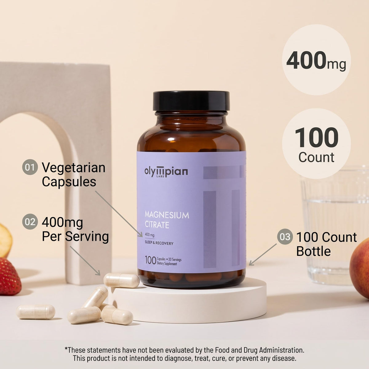 Olympian Labs Magnesium Citrate
