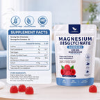 Lukibrivi Magnesium Bisglycinate Gummies 400mg - 60 Gummies - image 2