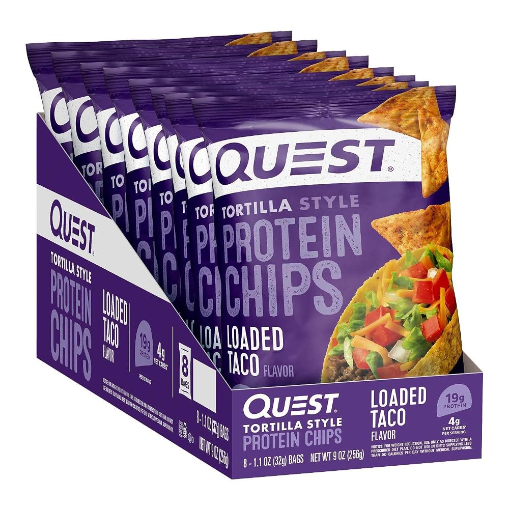 Quest Nutrition Loaded Taco Tortilla Style Protein Chips