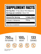 BulkSupplements.com N-Acetyl L-Glutamine, NALG Powder