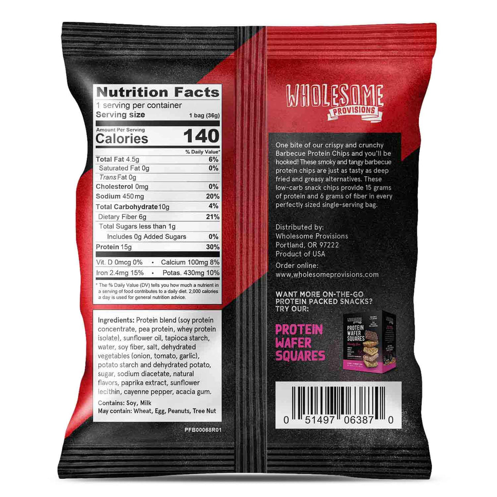 Wholesome Provisions Protein Chips, 14g Protein, 3g-4g Net Carbs