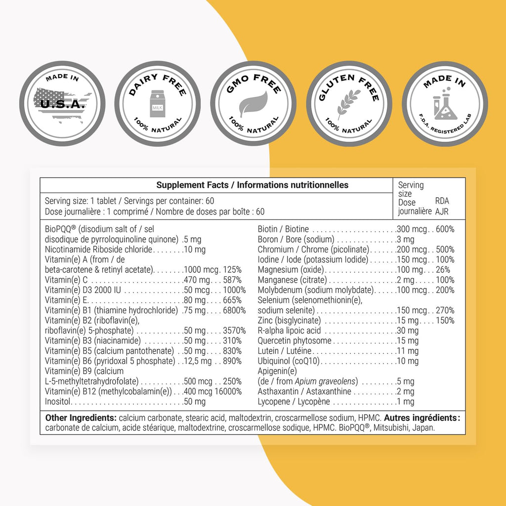 Supersmart Daily 1 Timed Release Multivitamin - 60 Tablets - image 4