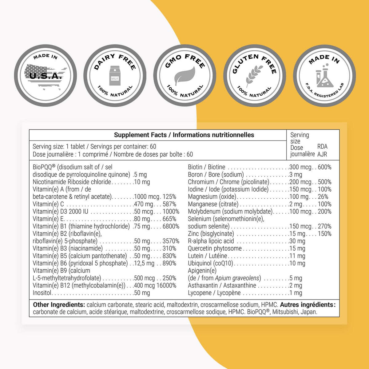 Supersmart Daily 1 Timed Release Multivitamin - 60 Tablets - image 4