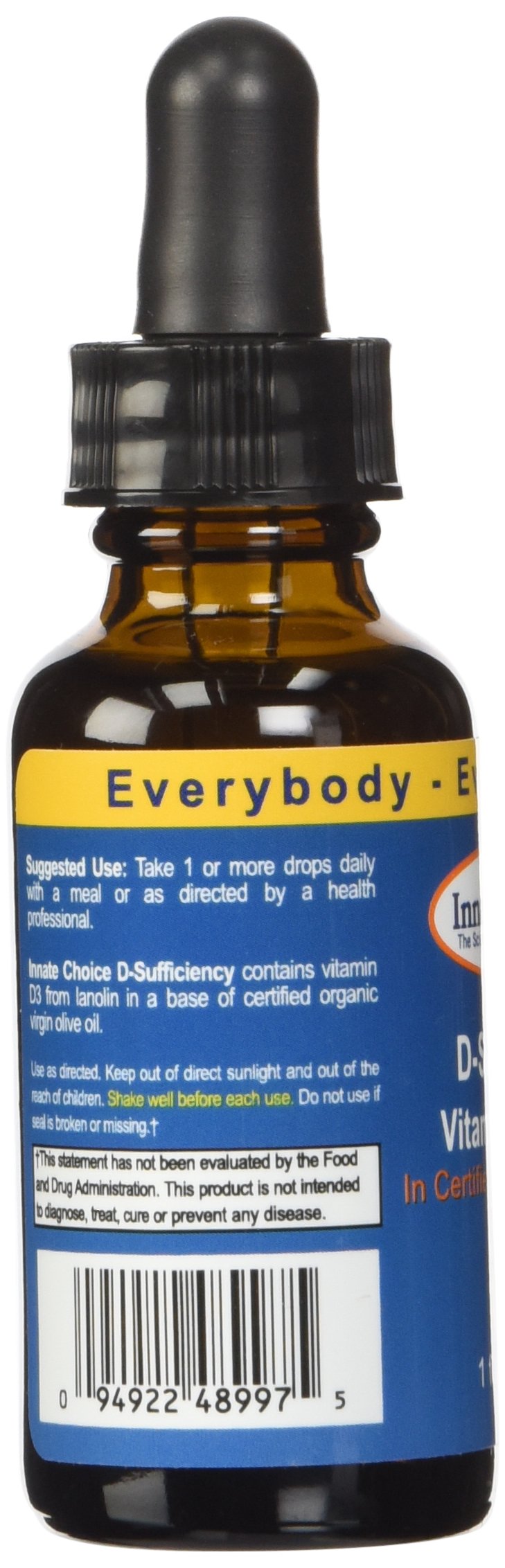 Innate Choice D Sufficiency Liquid Vitamin D3 - 1 Fl Oz - image 4