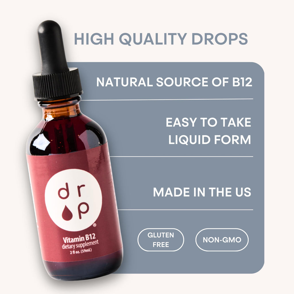 D R P Vitamin B12 Liquid Drops 2500 mcg for Energy - 2 fl oz - image 6