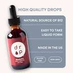 D R P Vitamin B12 Liquid Drops 2500 mcg for Energy - 2 fl oz - image 6