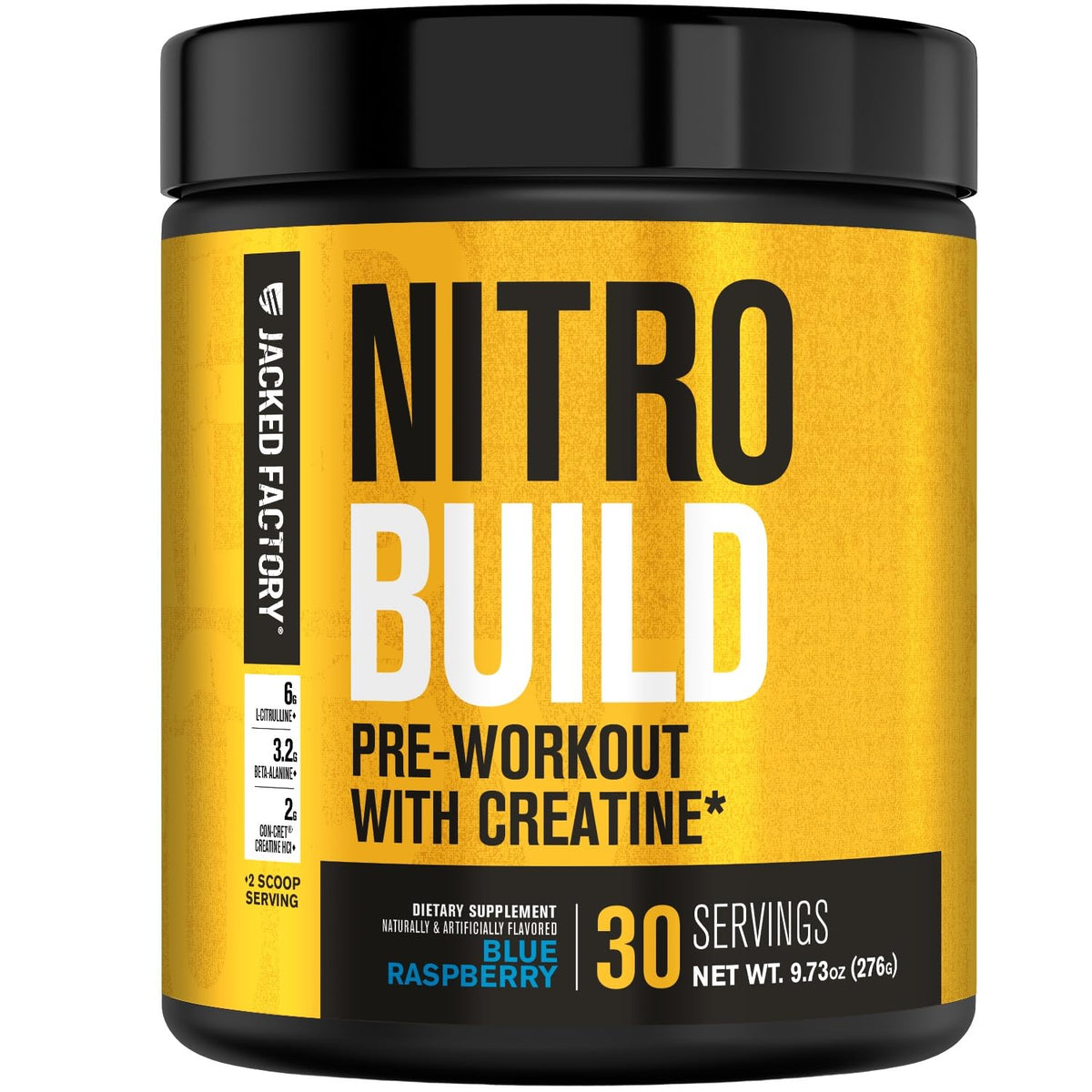Jacked Factory Nitrosurge Build Pre Workout with Creatine
