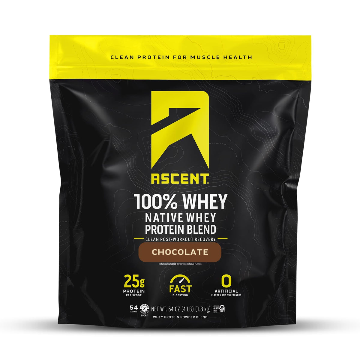 Ascent Whey Protein Powder - Post Workout Whey Protein Isolate