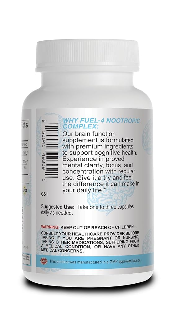 Essential Source Fuel 4 Nootropic Complex Brain Focus - 90 Capsules - image 7