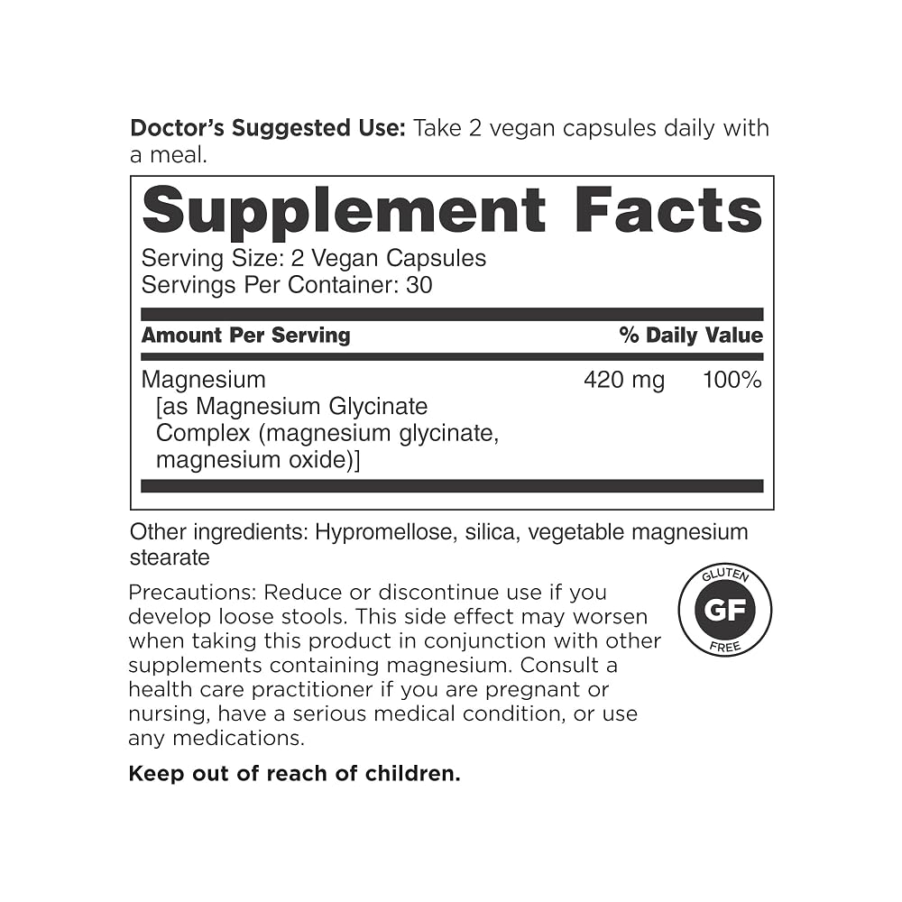 Doctors' Preferred High Potency Magnesium Glycinate Complex