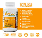 Apricot Power Super B-15 Pangamic Acid - 100 Vegetarian Capsules - image 4