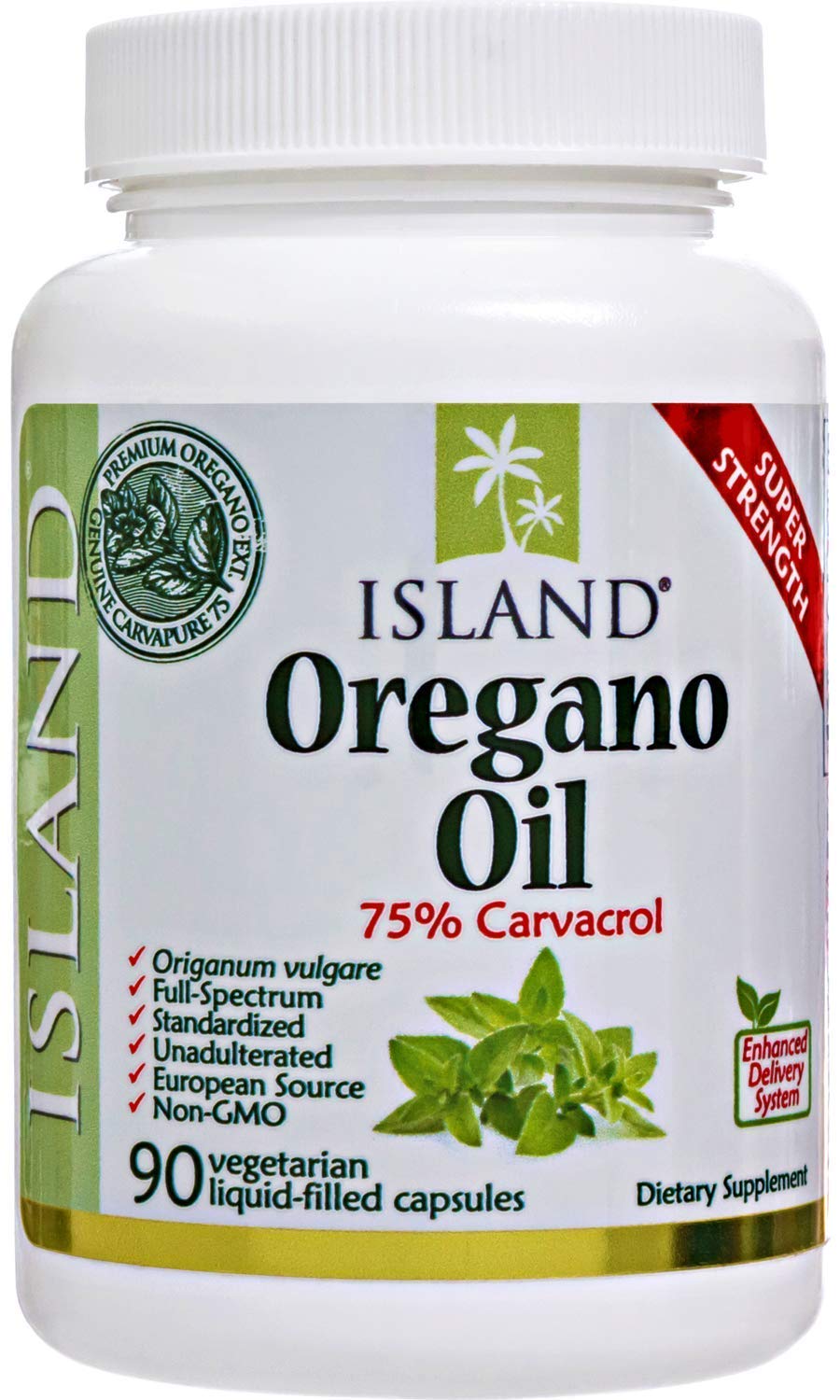 Island Nutrition Oregano Oil Capsules Immune Support - 90 Count - image 2