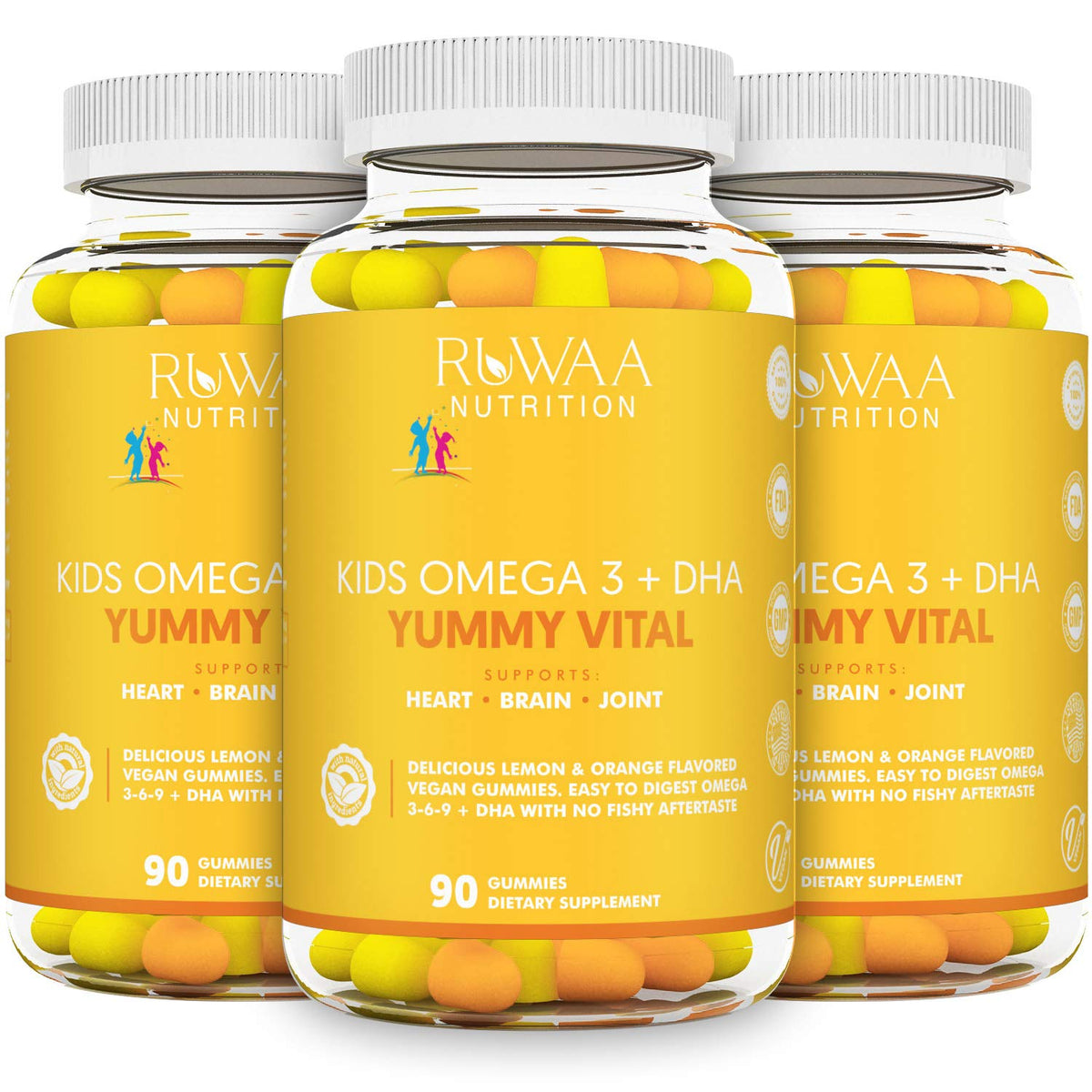 RUWAA NUTRITION Omega 3 Gummies for Kids
